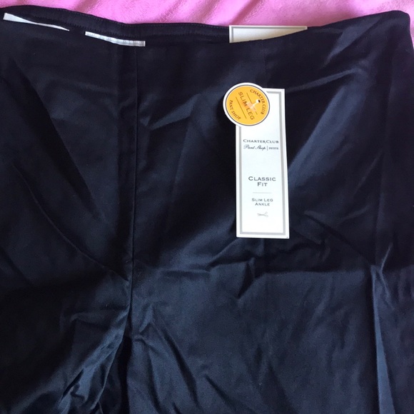 Charter Club Pant Shop Deep Black. - Picture 2 of 7
